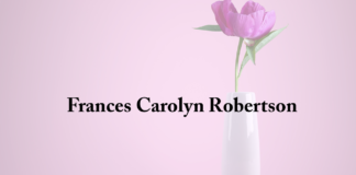 Obituary: Frances Carolyn Robertson