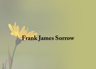 Obituary: Frank James Sorrow