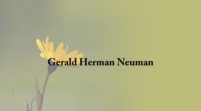 Obituary: Gerald Herman Neuman