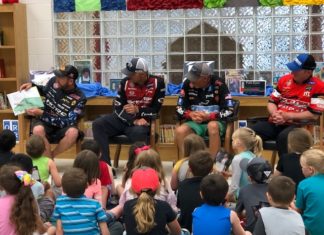 Major League Fishing anglers visit Good Hope Primary