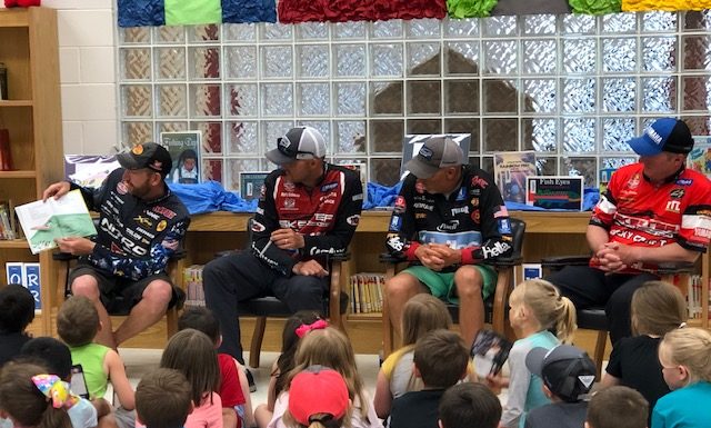 Major League Fishing anglers visit Good Hope Primary