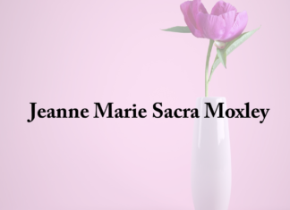 Obituary: Jeanne Marie Sacra Moxley