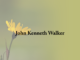 Obituary: John Kenneth Walker