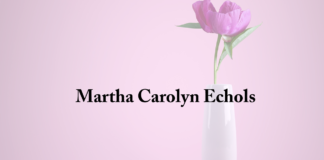 Obituary: Martha Carolyn Echols