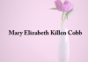 Obituary: Mary Elizabeth Killen Cobb