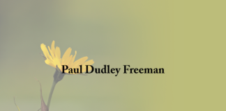 Obituary: Paul Dudley Freeman
