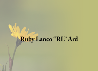 Obituary: Ruby Lanco “RL” Ard