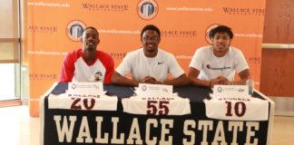 Wallace State men’s basketball has 3 players sign with 4-year programs