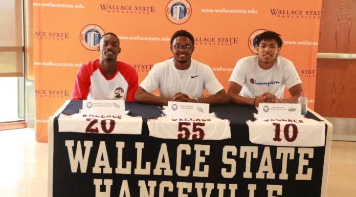 Wallace State men’s basketball has 3 players sign with 4-year programs