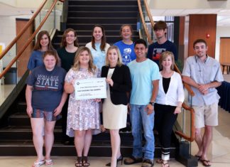 Wallace State’s Rotaract Club makes donation for ‘Tame the Hunger’ drive