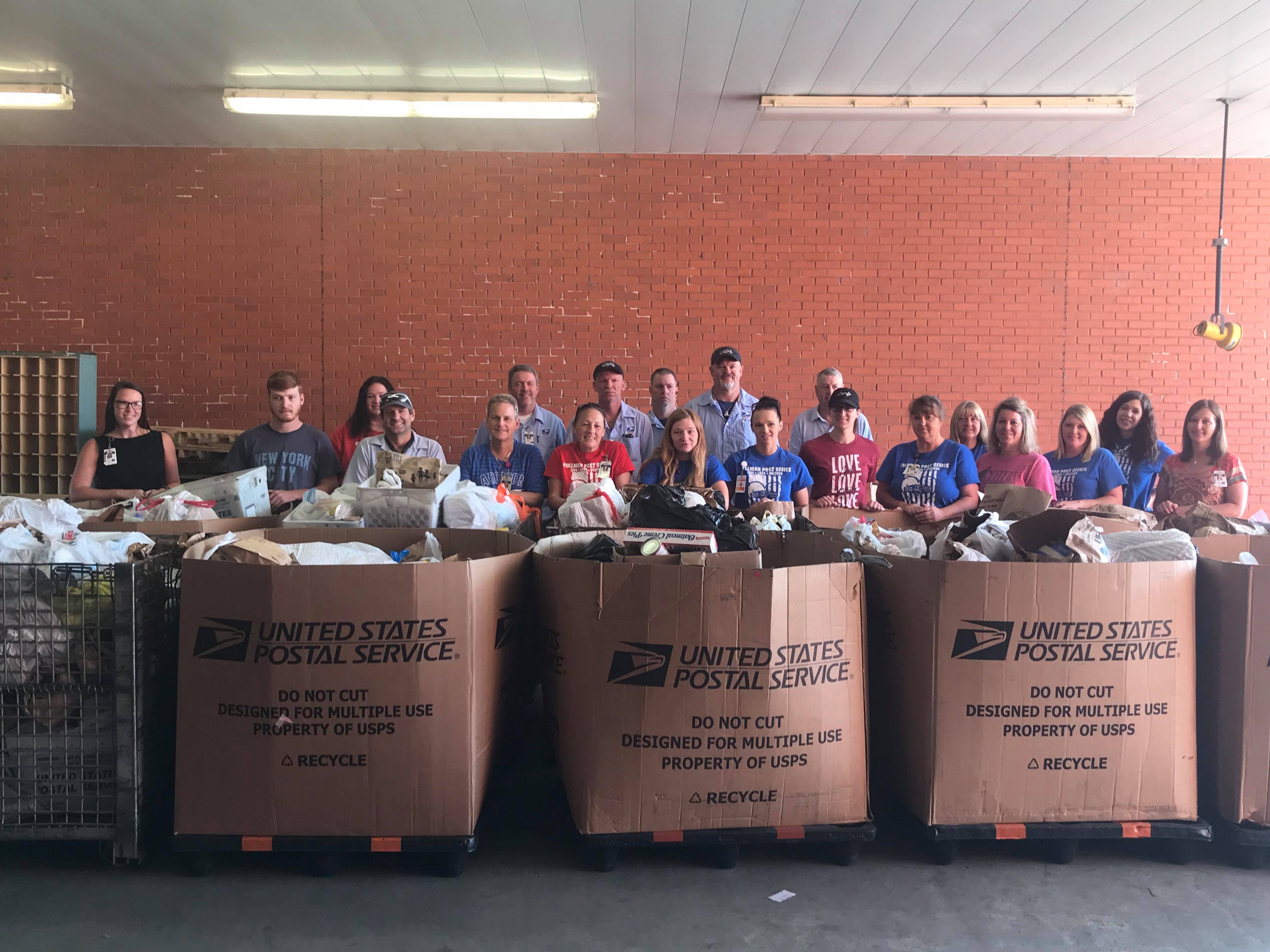 Letter carriers collect 10K pounds of food in annual food drive The