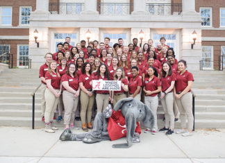 Taylor Urech of Crane Hill serves on 2019 Avanti team at UA