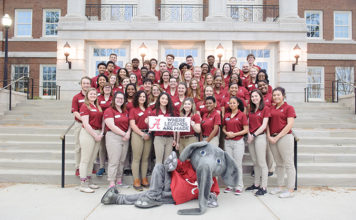 Taylor Urech of Crane Hill serves on 2019 Avanti team at UA