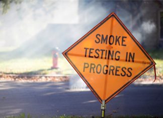 Sewer smoke testing Thursday along Katherine Street