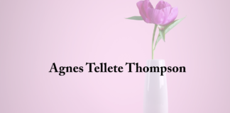 Obituary: Agnes Tellete Thompson