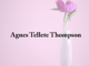Obituary: Agnes Tellete Thompson