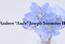 Obituary: Andrew “Andy” Joseph Simmons III