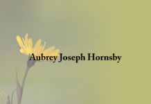 Obituary: Aubrey Joseph Hornsby