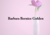 Obituary: Barbara Bernice Golden