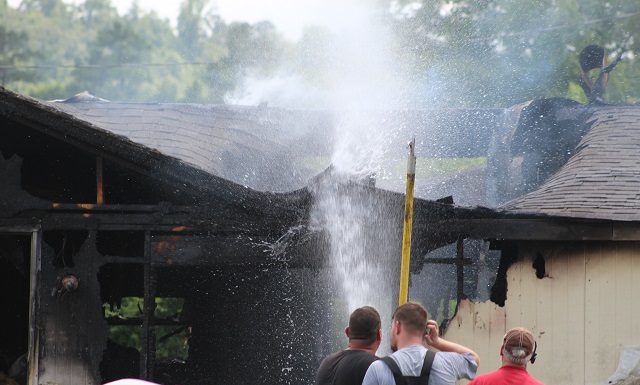 Fire destroys home near Bremen