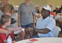 Siran Stacy joins field of players at 2nd annual Crimson Ladies of Cullman charity golf tournament