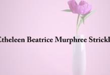 Obituary: Etheleen Beatrice Murphree Stricklin