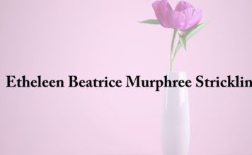 Obituary: Etheleen Beatrice Murphree Stricklin