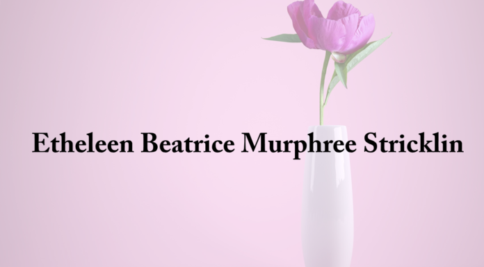 Obituary: Etheleen Beatrice Murphree Stricklin