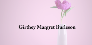 Obituary: Girthey Margret Burleson