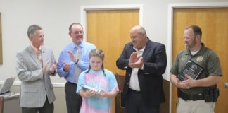 Cullman County Commission recognizes young animal advocate Denna Chivers