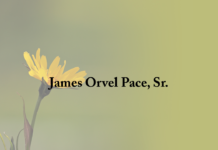 Obituary: James Orvel Pace, Sr.