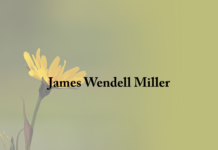 Obituary: James Wendell Miller
