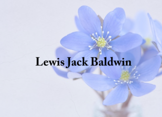 Obituary: Lewis Jack Baldwin