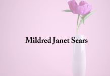 Obituary: Mildred Janet Sears