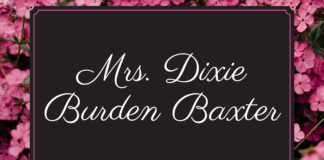 Obituary: Mrs. Dixie Burden Baxter