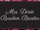 Obituary: Mrs. Dixie Burden Baxter