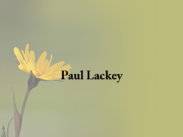 Obituary: Paul Lackey