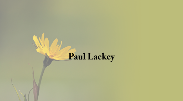 Obituary: Paul Lackey