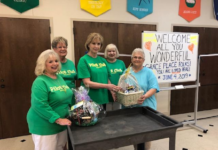 Pilot Club presents gifts to Grace Place caregivers