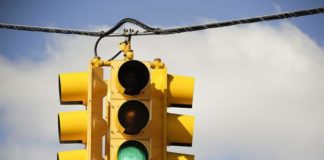 Traffic light coming to Olive Street/Hwy. 31 intersection