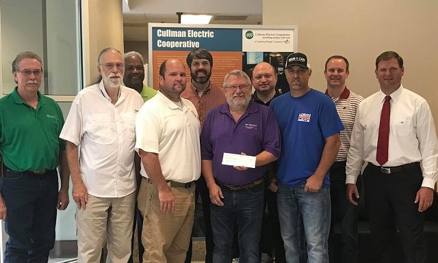 Cullman Electric Co-op donates $7K to volunteer fire departments
