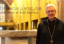 (Updated) Father Marcus Voss elected 10th abbot of Saint Bernard Abbey