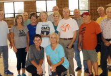 WSCC Wellness Center client surprised by volleyball teammates on 90th birthday