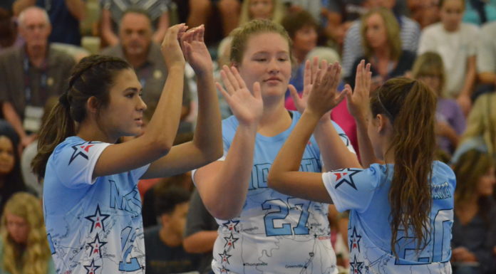 ALL-STAR WEEK: Addison’s Manley competes in North-South All-Star Volleyball Match