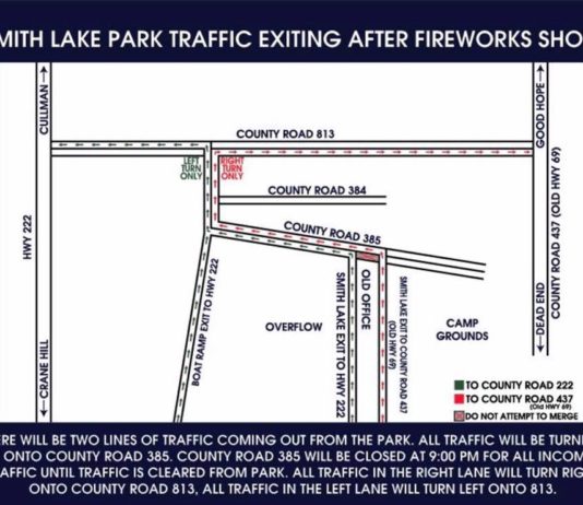 🚨Smith Lake Park Traffic Information🚨
