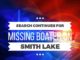 Search continues for missing boater on Smith Lake