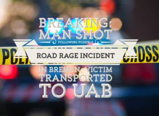 BREAKING: Man shot following possible road rage incident in Bremen; victim transported to UAB