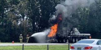 No injuries in I-65 crane fire