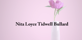 Obituary: Nita Loyce Tidwell Bullard