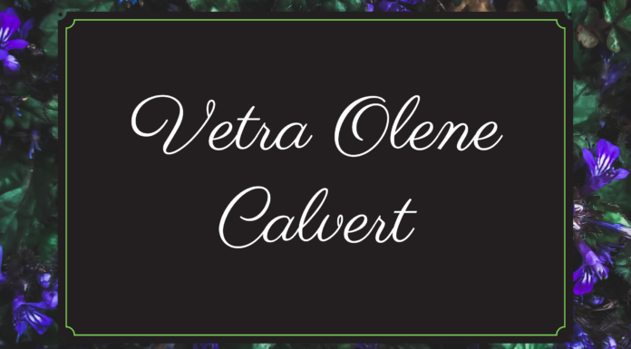 Obituary: Vetra Olene Calvert